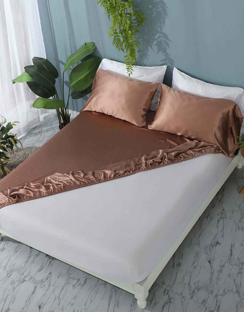 19 Momme Silk Fitted Sheet (1 pcs) (T)